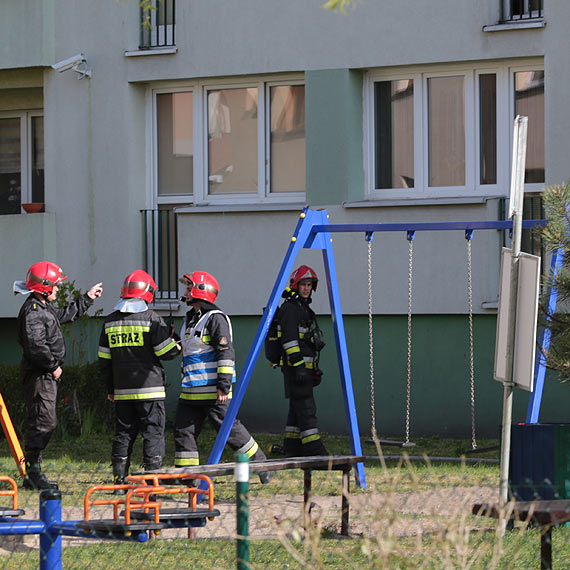 Mieszkacy wykazali czujno. Dziki ich reakcji nie doszo do poaru mieszkania