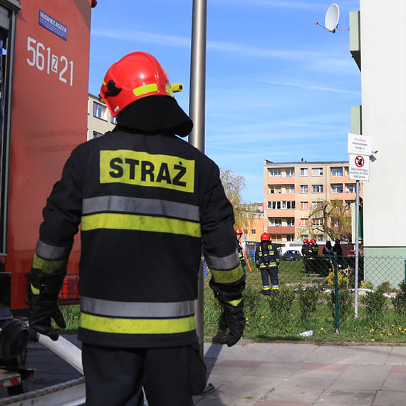 Mieszkacy wykazali czujno. Dziki ich reakcji nie doszo do poaru mieszkania