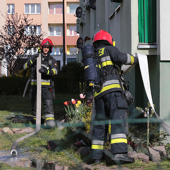 Mieszkacy wykazali czujno. Dziki ich reakcji nie doszo do poaru mieszkania