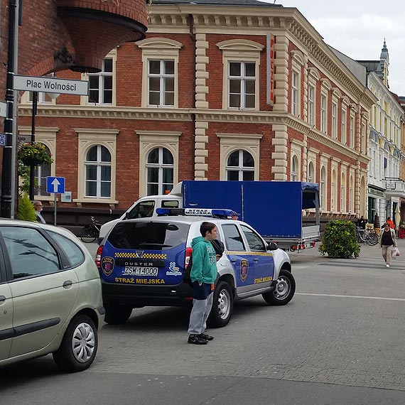 Komendant o aucie stranikw: Zaparkowaem prawidowo