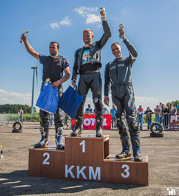 Najszybszy motocyklista ze winoujcia! Adam Gutkowski na podium!