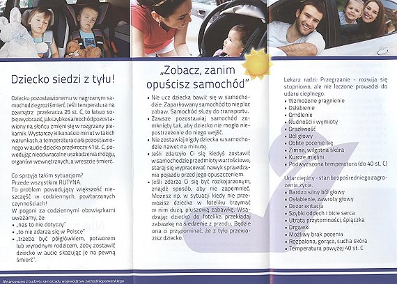 "Mamo, tato! Nie zapomnij o swoim dziecku"- akcja lekarzy i zachodniopomorskich policjantów
