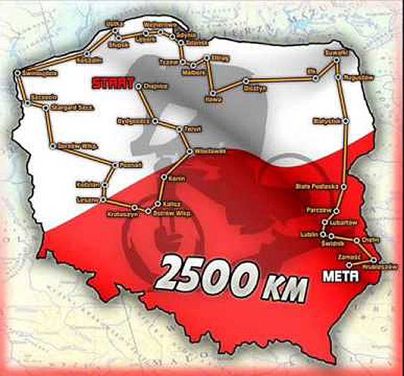Robert Ćwikliński dotarł do Świnoujścia! 22-latek przejedzie 2500km dla chorych dzieci!
