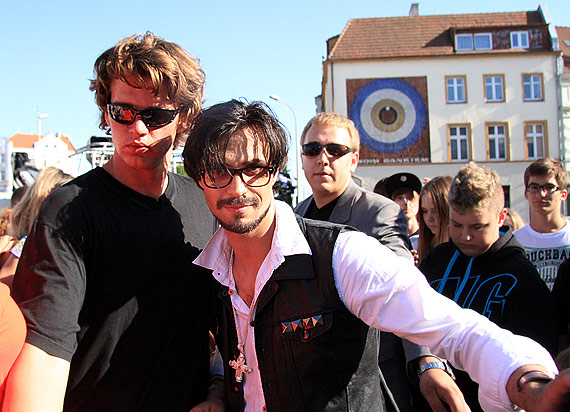 Gwiazda z Hollywood - Johnny Deep nad Placem Wolnoci! Zobacz film!