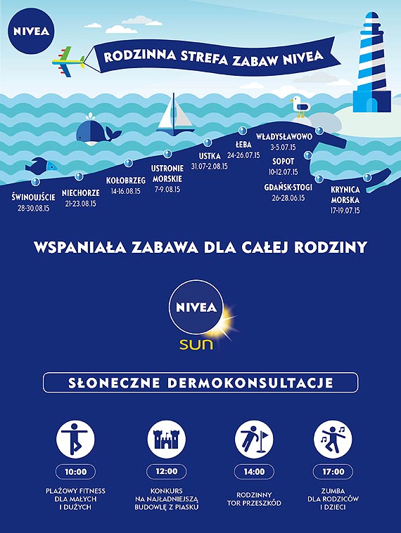 Baw się beztrosko i opalaj bezpiecznie – odwiedź rodzinną strefę zabaw Nivea w Świnoujściu