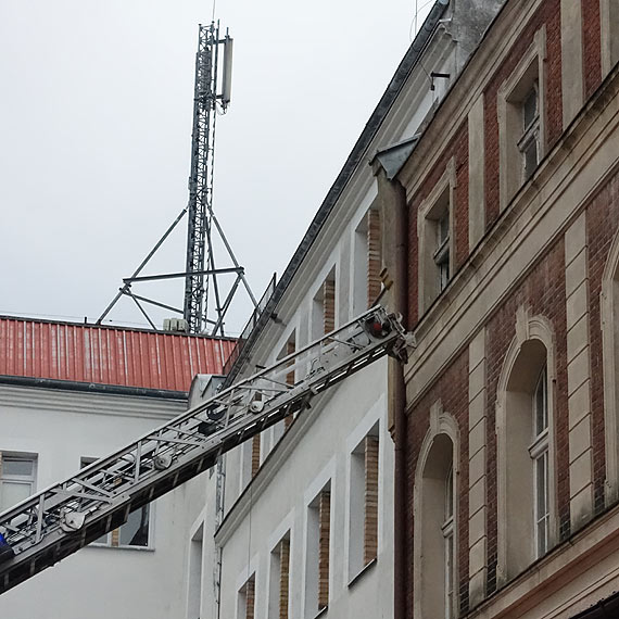Pożar na poczcie! Ogień pojawił się na strychu