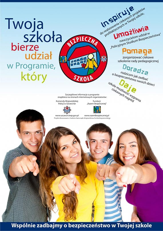 Policja: Program edukacji "Bezpieczna Szkoła"