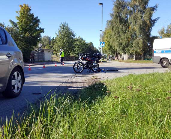 Co tak naprawdę stało się na Karsiborskiej? Niejasne zdarzenie z pijanym motorowerzystą...