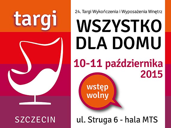 Urządzasz dom, mieszkanie, biuro? Szukasz pomysłu na zmianę wnętrza? Przyjdź w ten weekend na targi WSZYSTKO DLA DOMU w hali MTS