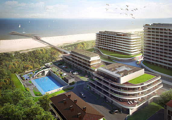 5- gwiazdkowy Radisson Blu Resort rośnie w oczach! Z basenu na dachu będzie można podziwiać Bałtyk!