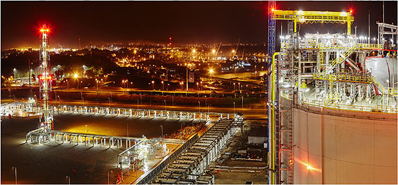Zbiorniki przygotowane do przyjęcia LNG