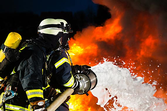 Pożar niemieckiego domu dla uchodźców. 36 kilometrów od Świnoujścia