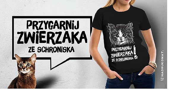 Kup koszulk/torb - wesprzyj schronisko dla zwierzt