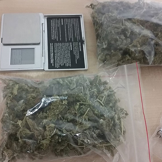 23- letni diler narkotyków w rękach policji. Miał w domu ponad 100 gramów amfetaminy i marihuany