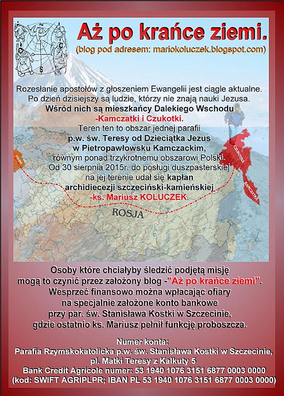 Ksiądz Mariusz ze Świnoujścia na krańcach ziemi