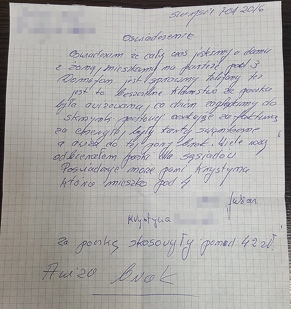 Pan Julian: Paczka z żywnością szła do mnie ponad 2 tygodnie...