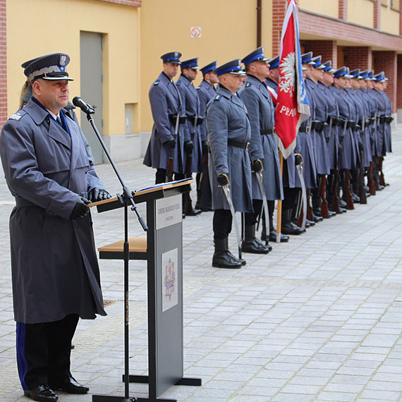 Pożegnianie z jednostką nadinsp. Jarosława Sawickiego