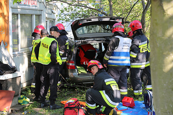 Pechowa niedziela przy Rondzie Róży Wiatrów