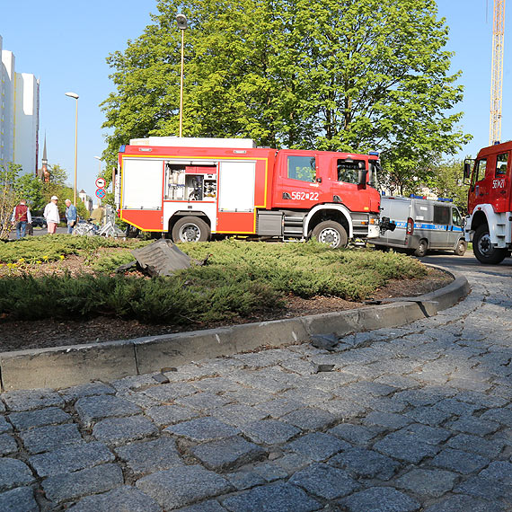 Pechowa niedziela przy Rondzie Róży Wiatrów