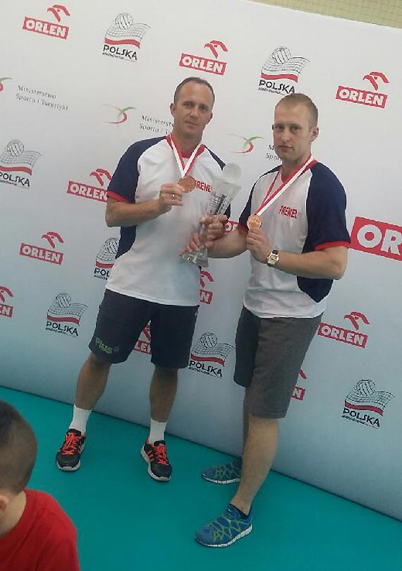 Brzowy medal Mistrzostw Polski siatkarzy Maratonu winoujcie