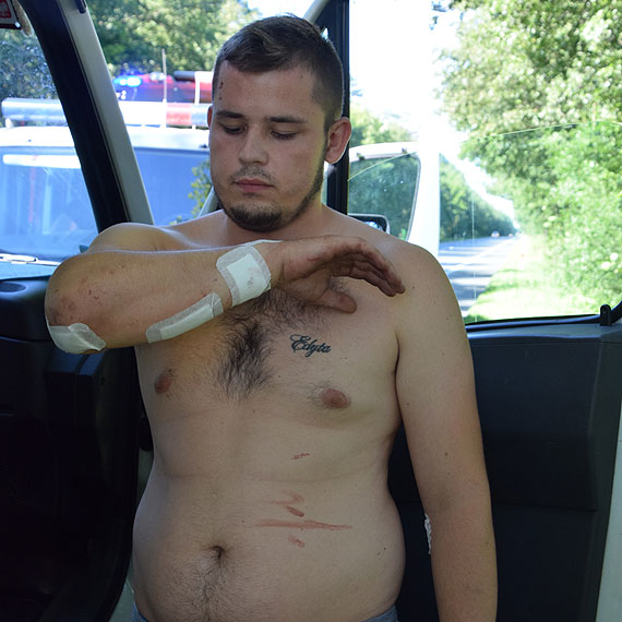 Na trjce ciarwka uderzya w drzewo! Iveco mia awari ukadu kierowniczego! 