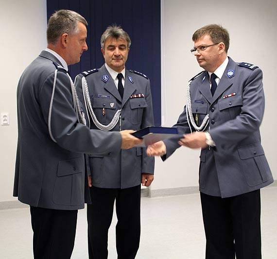 Poegnanie ze sztandarem Komendanta Miejskiego Policji w Szczecinie