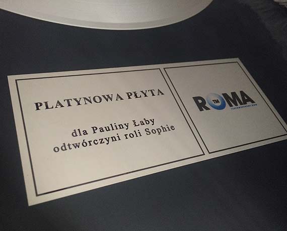 "Mamma mia!"- musical, w którym śpiewa Paulina Łaba, otrzymał platynową płytę!