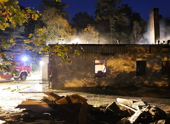 Ogień buchał z budynku przy ulicy Grunwaldzkiej! Na miejsce wezwani zostali strażacy