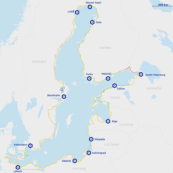 Powstanie modelowy odcinek rowerowy, Pomorze Zachodnie i Regiony Południowego Bałtyku stawiają na rowery