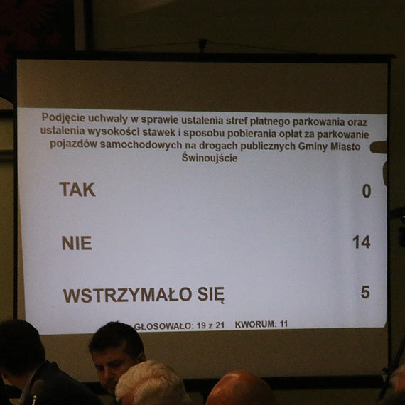 Świnoujście nie rozszerzy strefy płatnego parkowania. Totalna krytyka prezydenckiego projektu w Radzie Miasta