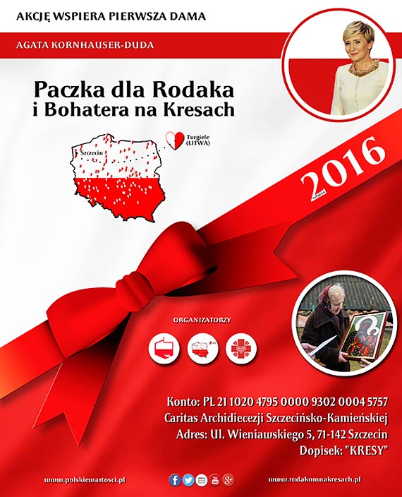Pierwsza Dama wspiera Rodaków na Kresach