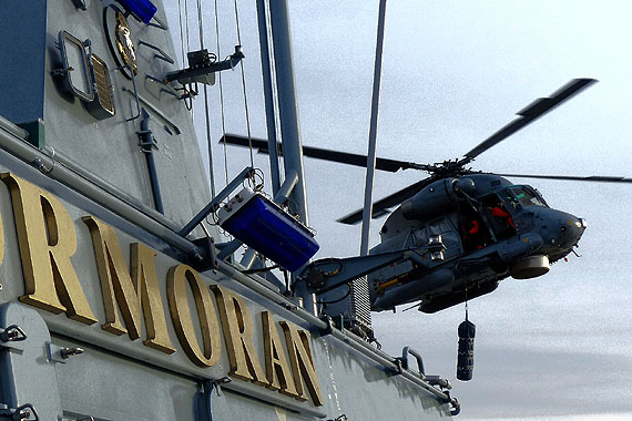 Zobacz, niszczyciela min ORP Kormoran w akcji!