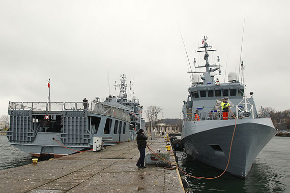 Zobacz, niszczyciela min ORP Kormoran w akcji!
