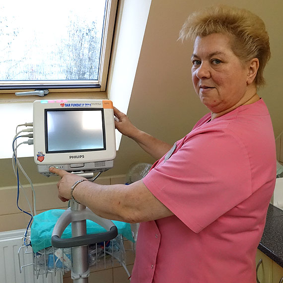 winoujski szpital te zosta obdarowany przez WOP