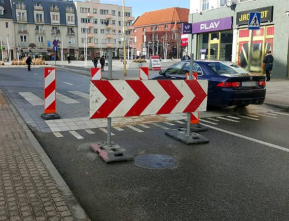 Wjazd do poprawki. Przy Placu Wolności możesz spodziewać się utrudnień w ruchu
