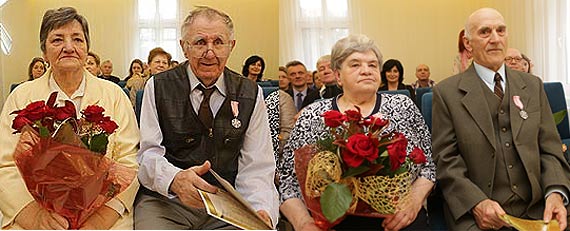 USC. Były życzenia, kwiaty, szampan i medale