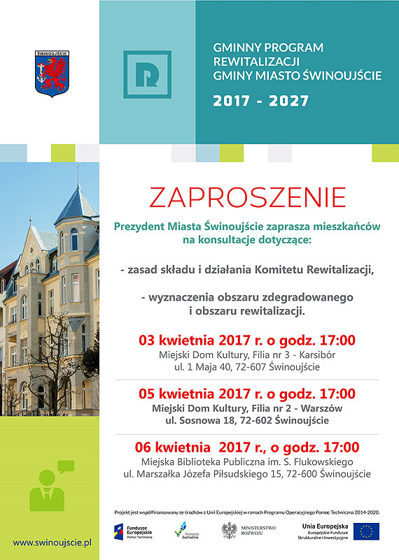 Ruszyły konsultacje w sprawie rewitalizacji Świnoujścia. Prezydent zaprasza na spacery studyjne