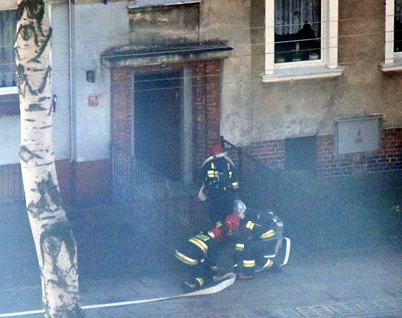 Myśleli, że pali się poddasze. Na miejsce wezwane zostały dwa zastępy strażaków