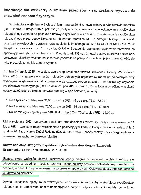 Ganowski dla wędkarzy...