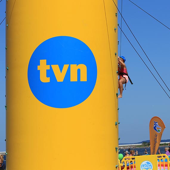 Plaża TVN ponownie przyciąga atrakcjami na kąpielisko na Uznamie
