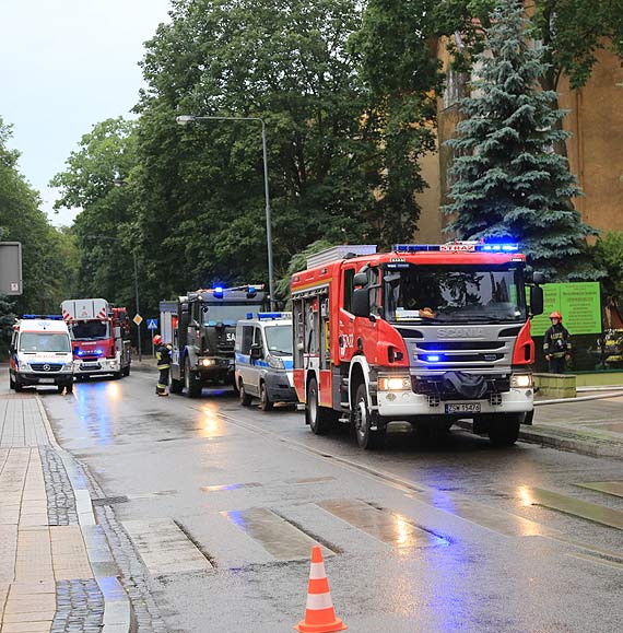 Pożar w ośrodku wypoczynkowo - rehabilitacyjnym „Jantar”. 2 osoby w szpitalu