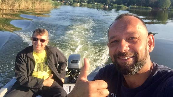 Przepłynął Zalew Szczeciński - pan Klaudiusz zachęca wszystkich do spróbowania swoich sił. Okazja już we wrześniu