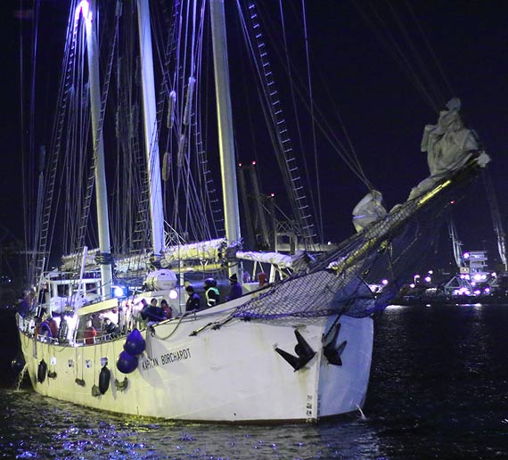 STS „Kapitan Borchardt” rzuci cumy w winoujciu