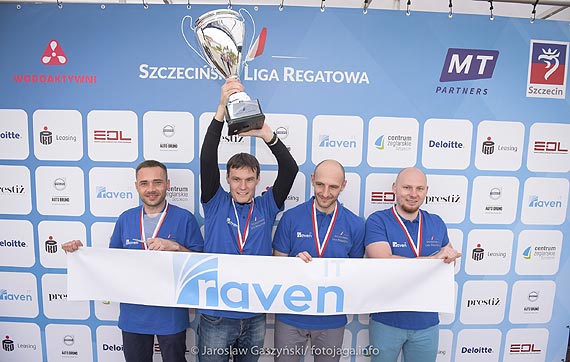 Aleksander Waszkiewicz wygrywa Szczecisk Lig Regatow