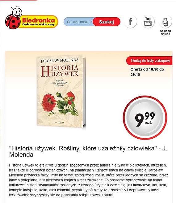 Książki Jarosława Molendy w Biedronce!