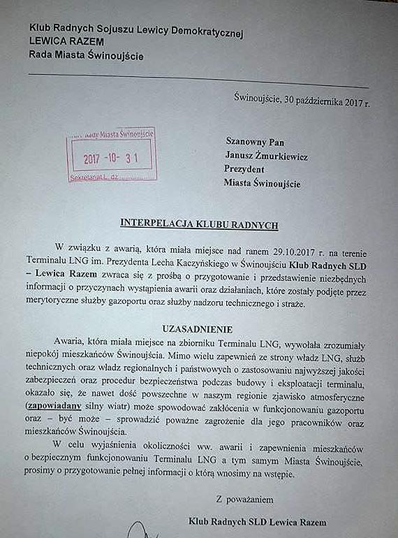 Radni bd pyta o bezpieczestwo Gazoportu