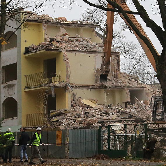 Sanatorium „ Henryk” do rozbirki. Powstanie nowy obiekt