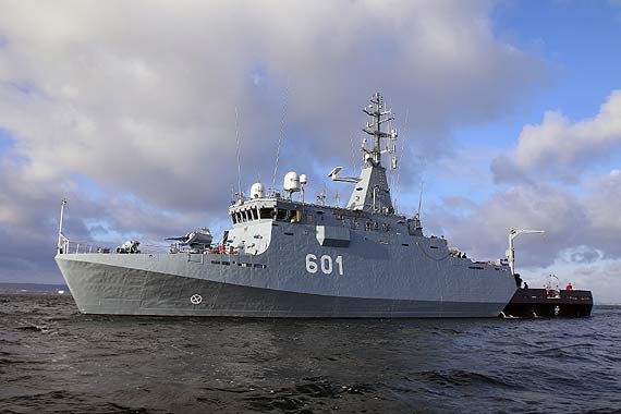 Super nowoczesny okrt ORP "Kormoran" trafi do 8. Flotylii Obrony Wybrzea