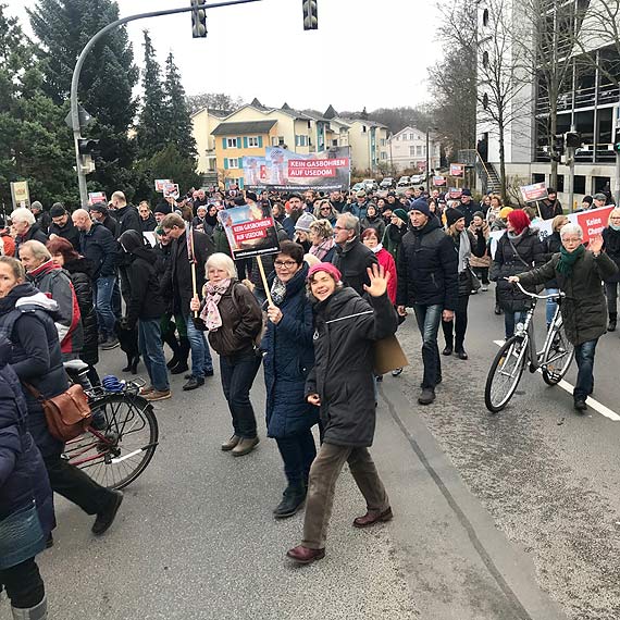 Mieszkacy Uznamu protestuj przeciwko planowanym odwiertom gazu