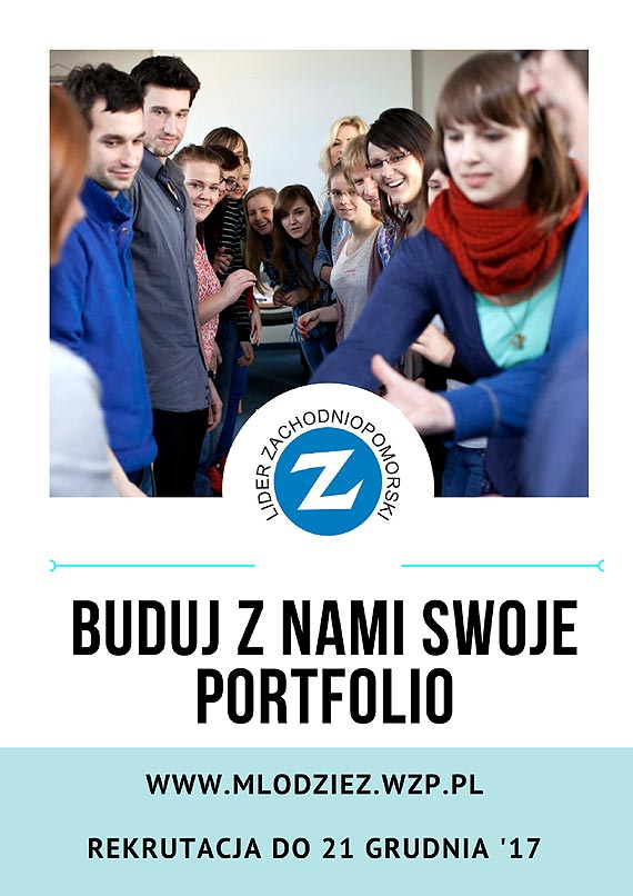 Zgo si do programu ,,Lider Zachodniopomorski” - buduj ciekawe portfolio spoeczne